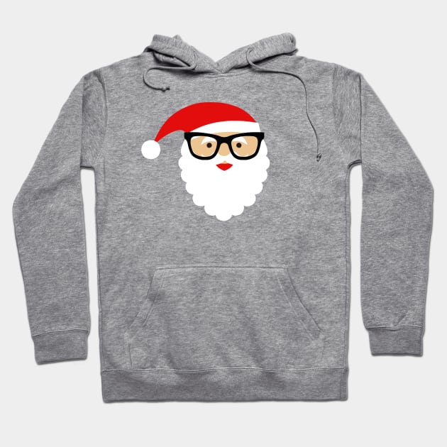 Nerd/Hipster Santa Hoodie by FangirlFuel